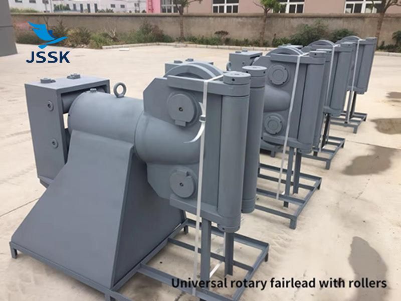 雙滑輪360&deg;旋轉(zhuǎn)導(dǎo)纜器帶四滾柱